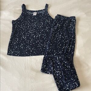Nordstrom Navy Starry Kids Pajama Set